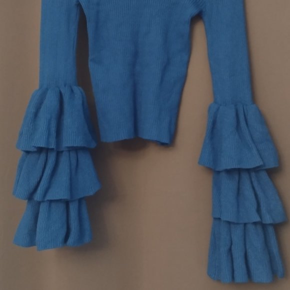 Forever 21 Blue Sweater - Size M - Picture 4 of 6